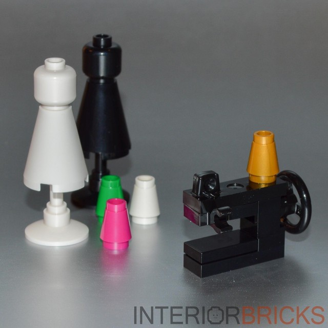 Lego Furniture Sewing Machine Set W/ Dress Forms Instructions