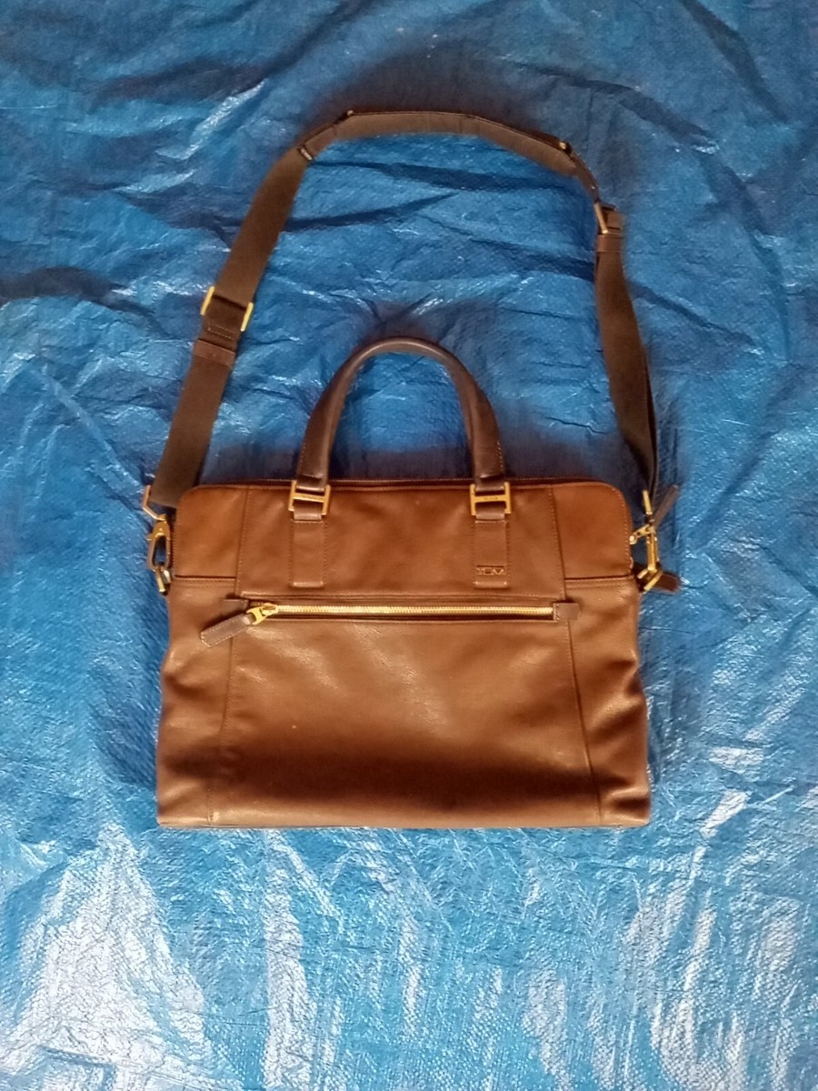 バッグ TUMI BEACON HILL VERNON LEATHER BRIEF TUMI Beacon Hill Vernon Leather Brief – Portmantos