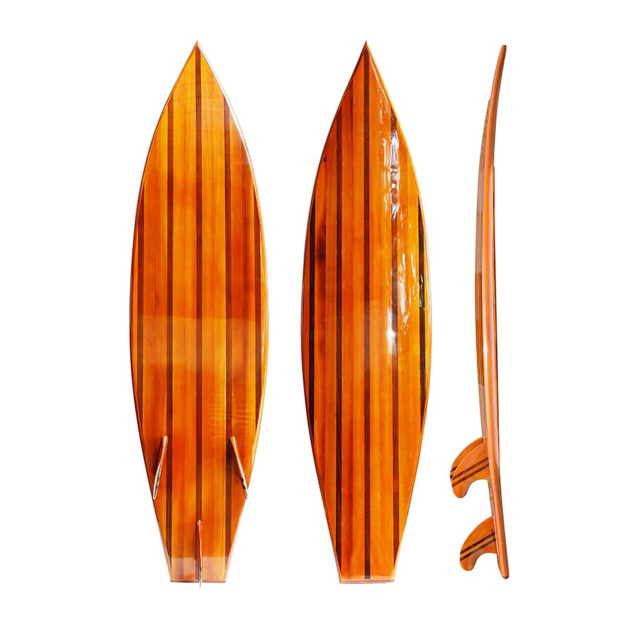 New Wooden Waikiki Short Surfboard 75.5