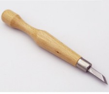 5.5mm Carbon Steel Medium Diagonal Blade Wood Craft Carving Knife 2pcs