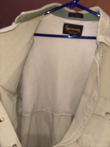 Browning Shooting Shirt Mens L Embroidered SS Tan Trap Shooting Shirt! - Picture 13 of 22