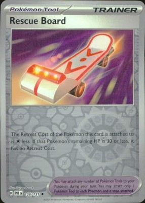 Rettungsbrett 159/162 Karten Pokemon Reverse Holo NM