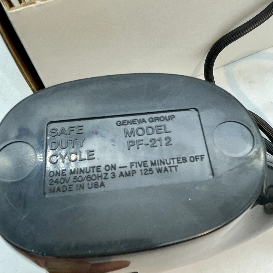 Винтажный Geneva аудио/видео ленты ластик жесткий диск размагничиватель PF-212 - Изображение 2 из 3