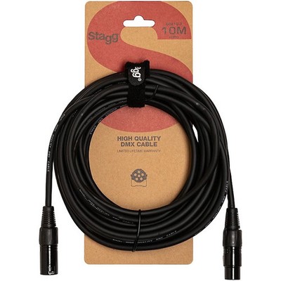 Stagg DMX cable, XLR/XLR (m/f) 33 ft. Black