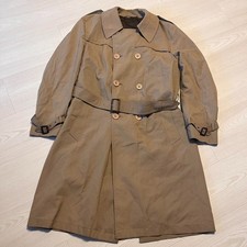 Baracuta Mac Coat Men Size 42 Beige Double Br...