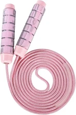 Jump Rope for Women & Men Adjustable Length Cotton Skipping Rope for Adults & Ki