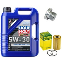 MotoröL Filter Set 5W-30 5 Liter + ÖLablassschraube FüR VW Tiguan 2.0 TDI 5N
