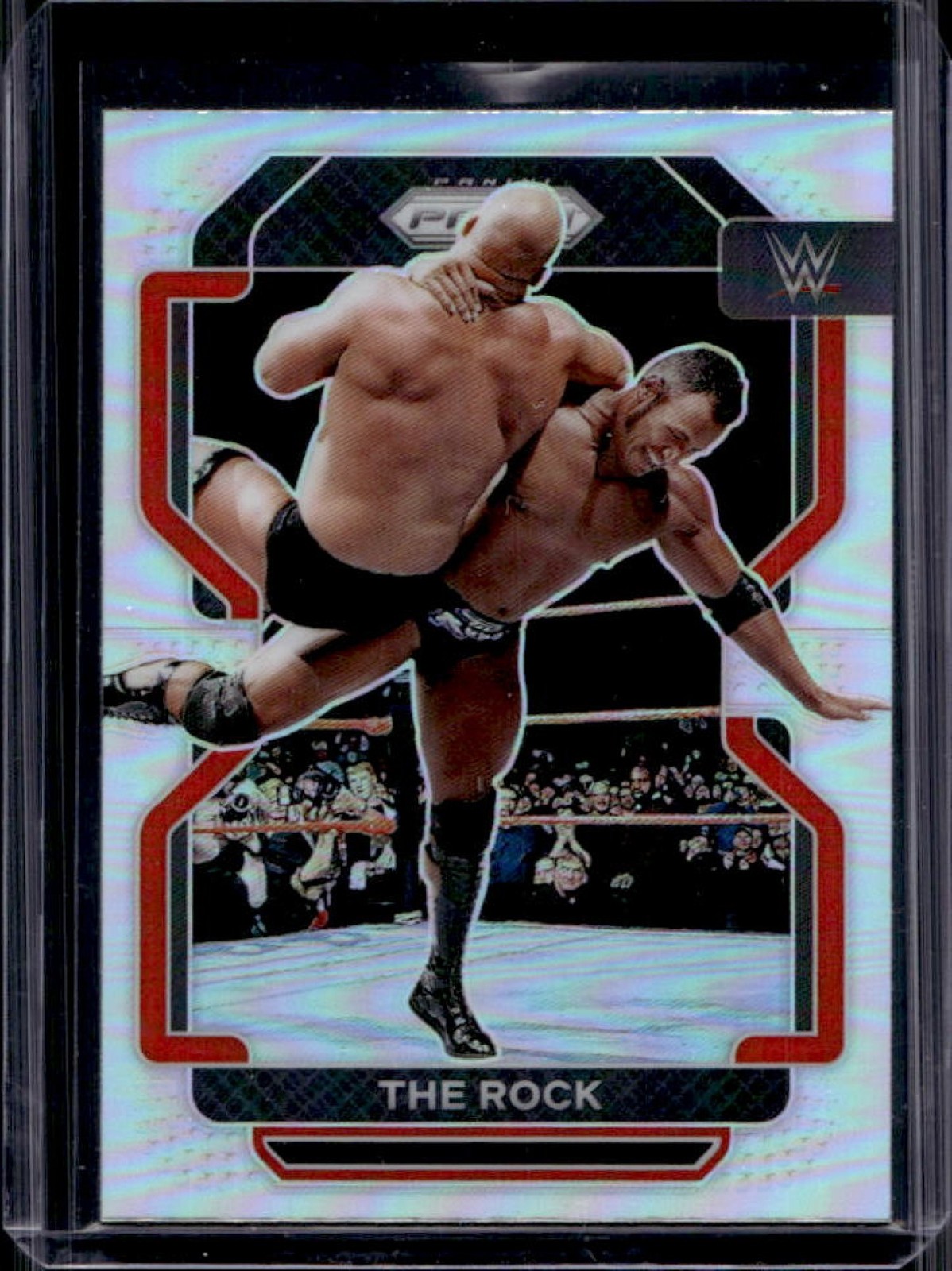 2022 Panini Prizm WWE The Rock Silver #191