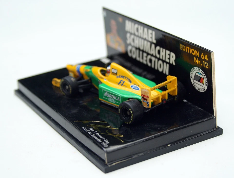 Benetton Ford B 192 Michael Schumacher 2. Victory IN Estoril 1993 Minichamps 1: Foto 3 de 4