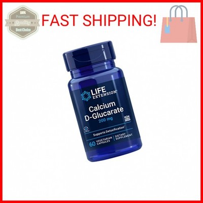200mg Calcium D-Glucarate for Detox Support & Flushing