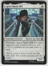 Agent Maria Hill 2 Uncommon Marvel Super Heroes MTG Foil NM