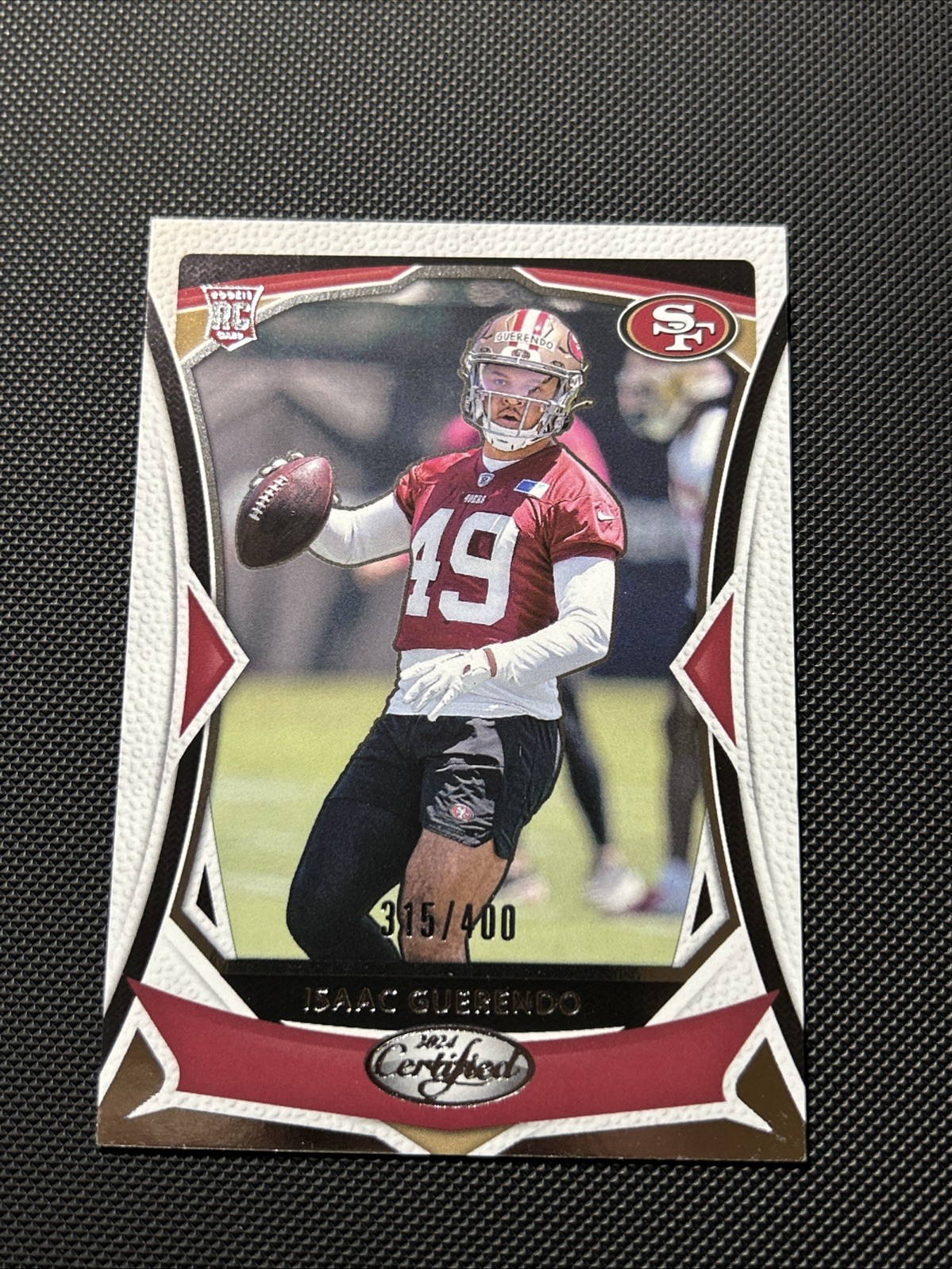 2024 Panini Certified Isaac Guerendo #197 - /400 (RC)