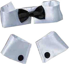 Women'S Costume Collar Bow Tie and Cuff Set