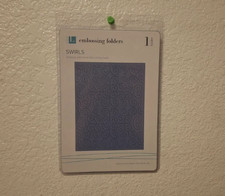 NEW Retired LifeStyle Crafts Embossing 1 Folder Swirls