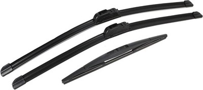 J/U Hook 26'' 18'' 10''  Front Rear Windshield Wiper Blade Set of 3 OEM Quality