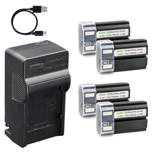 Batteria EN-EL1 + Caricabatterie per Nikon Coolpix 4500 5000 5700 8700 Batteria EN-EL1 + Caricabatterie per Nikon Coolpix 4500 5000 5700 8700
