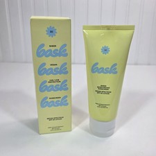 Bask Sheer Moisturizing Sunscreen Broad Spectrum SPF 30 Lotion 3.4 oz Full Size