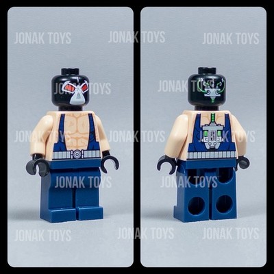 LEGO Batman 1 2006 Bane Custom Minifigure *ON GENUINE TORSO* Bat021 (7787)