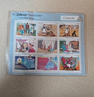 The Disney Classic Fairytales in Postage Stamps - Cinderella