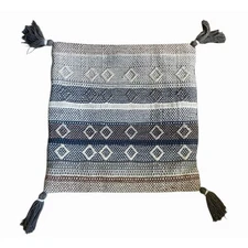 Boho Woven Wool blend Pillow Covers - 2 with tassels