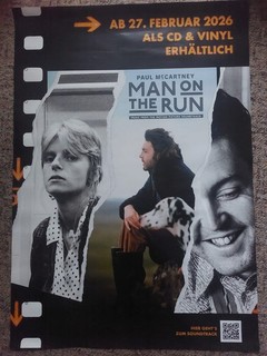 Poster Plakat A1 Paul McCartney Man on the Run 2026 The Beatles