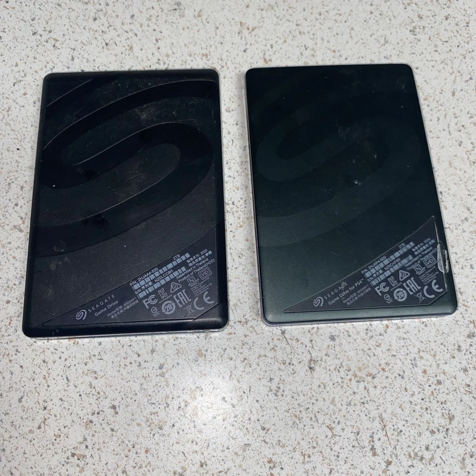 2 Seagate 2TB PlayStation PS4 External Storage - No Cords Untested Condition - Image 2 of 4