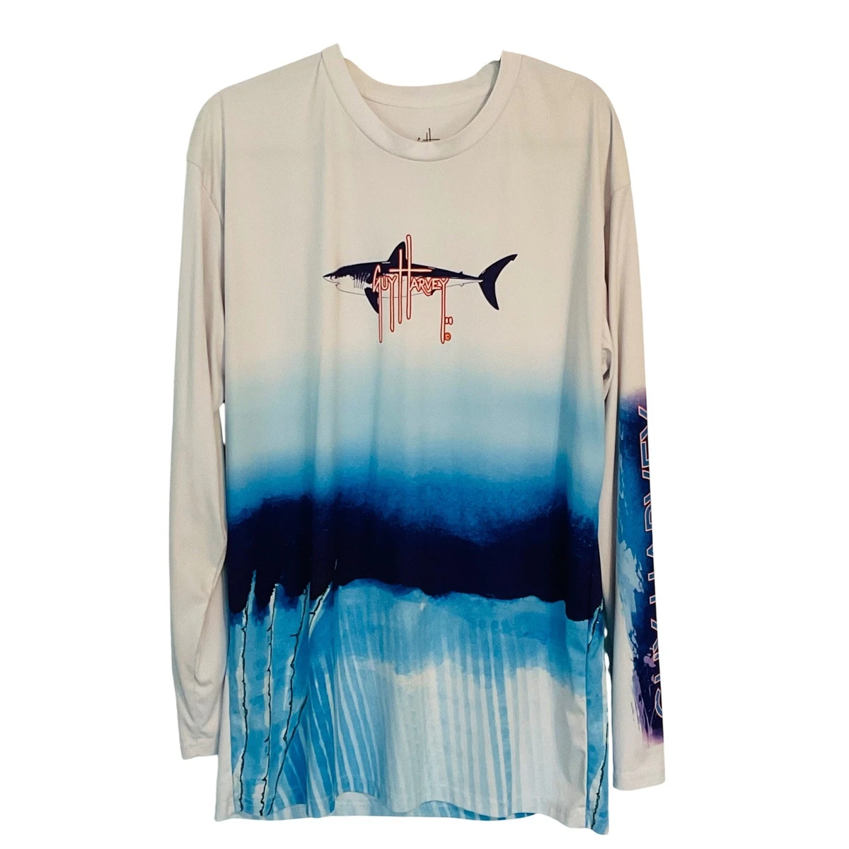 Chemise de pêche Guy Harvey Performance homme XL manches longues