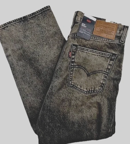 Nwt Levi's 578 Baggy Denim Jeans Mens 36 X 30 Y2K Cotton Black Gray A4750-0029