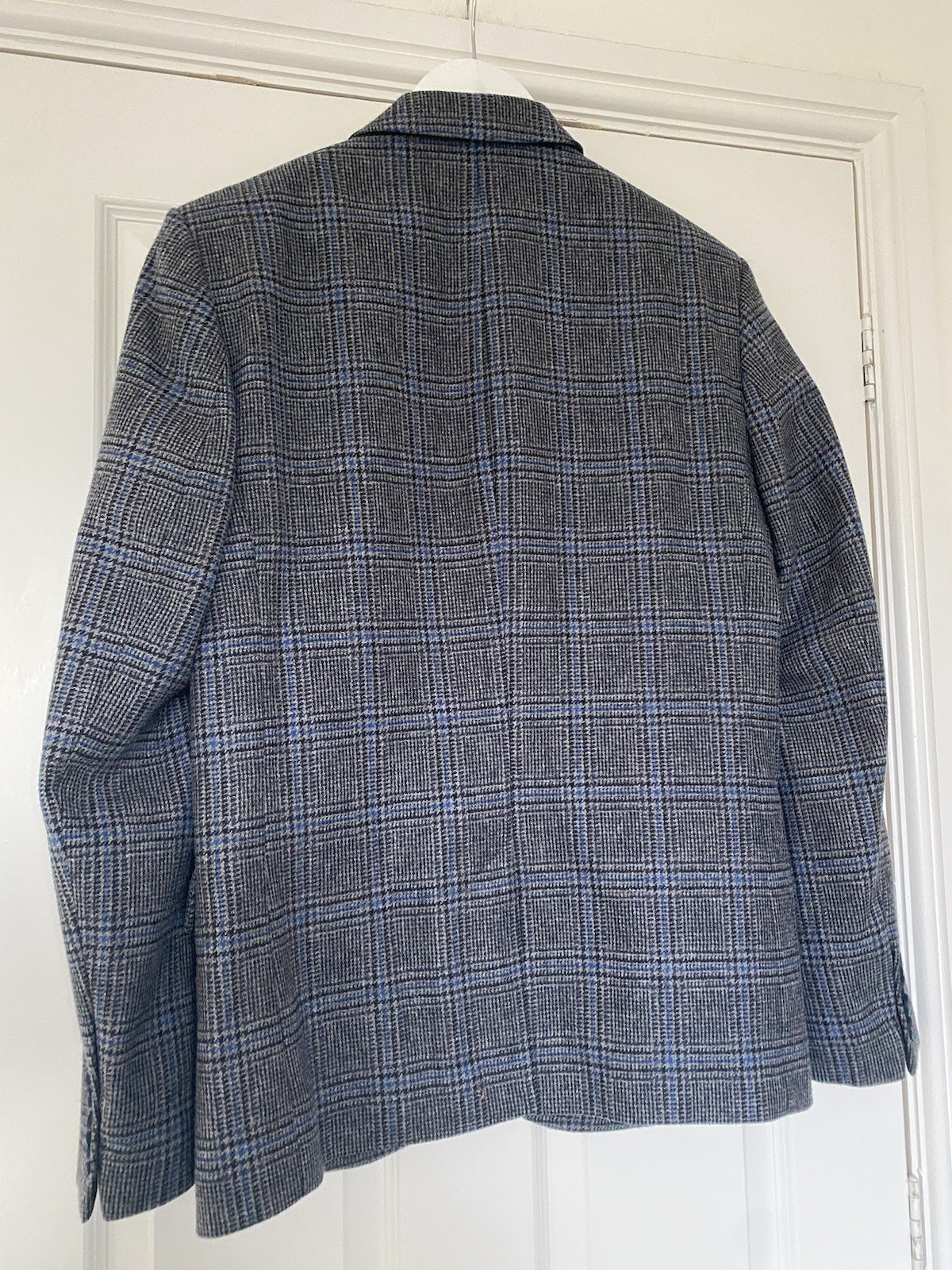 Jack Wills Tweed Hacking Riding Jacket Grey Check Mallalieus 100percent Lambs Wool 38 image 7