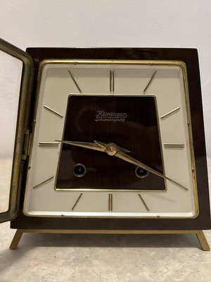 Kienenger Mantel Clock Fireplace Clock Vintage 3 Bar Chime High Gloss Serviced!