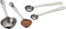 Amco Stainless Steel Measuring Spoons - Set of 4