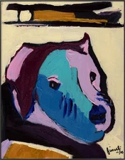 Finelli Original Art 11x14 PAINTING ABSTRACT EXPRESSIONISM Painting ARTWORK G4B