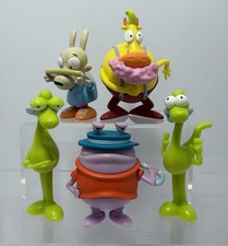 Just Play 2017 Rocko's Modern Life 2" Collector Figure Toy set 5pc Nickelodeon Just Play 2017 Rocko's Modern Life 2" Collector Figure Toy set 5pc Nickelodeon