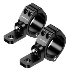 Thicken UTV LED Light Bar Mounts 2PCS, Heavy Duty CNC Aluminum 360 Adjustabl...