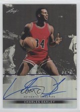 2012-13 Leaf Metal Holo 9/50 Charles Oakley #BA-CO1 Auto 11p9