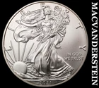 2021 American Silver Eagle- Choice Gem Brilliant Uncirculated Luster #i7895