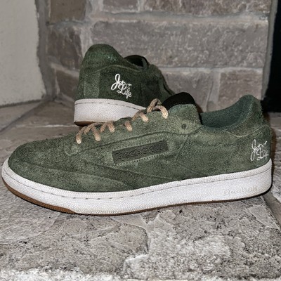 Reebok Club C 85 x Currensy Jet Life 2017 Spitta Andretti Shoes Sneakers 9.5