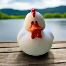 Cock-a-doodle Rubber Duck