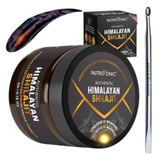 Pure Himalayan Shilajit Resin, Third-Party Lab Tested Organic 5g Jar