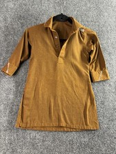 Smart Look Boys 4T Linen Tunic Kurta Traditional Pakistani Casual Brown Detailed