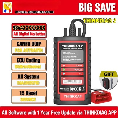 Software Auto Diagnostic Tool Support CAN ECU Coding Bidirectionnal 16 Reset Lot