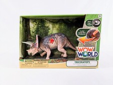 Wow World Triceratops Dinosaur Kids Toy
