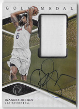 DeANDRE JORDAN 2019 PANINI GOLD STANDARD AUTO AUTOGRAPH JERSEY CARD #77/79!