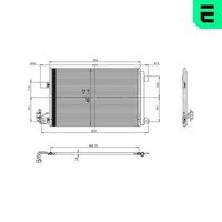 Kondensator Klimaanlage ERA 667366 FüR VW Transporter T5 Bus 7HB 7HJ 7EB 7EJ 7HA