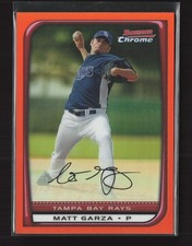 Matt Garza 2008 Bowman Chrome #26 Orange Refractors /25 TYW5