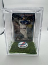 La Dodgers Custom-Made Baseball Card Shadowbox