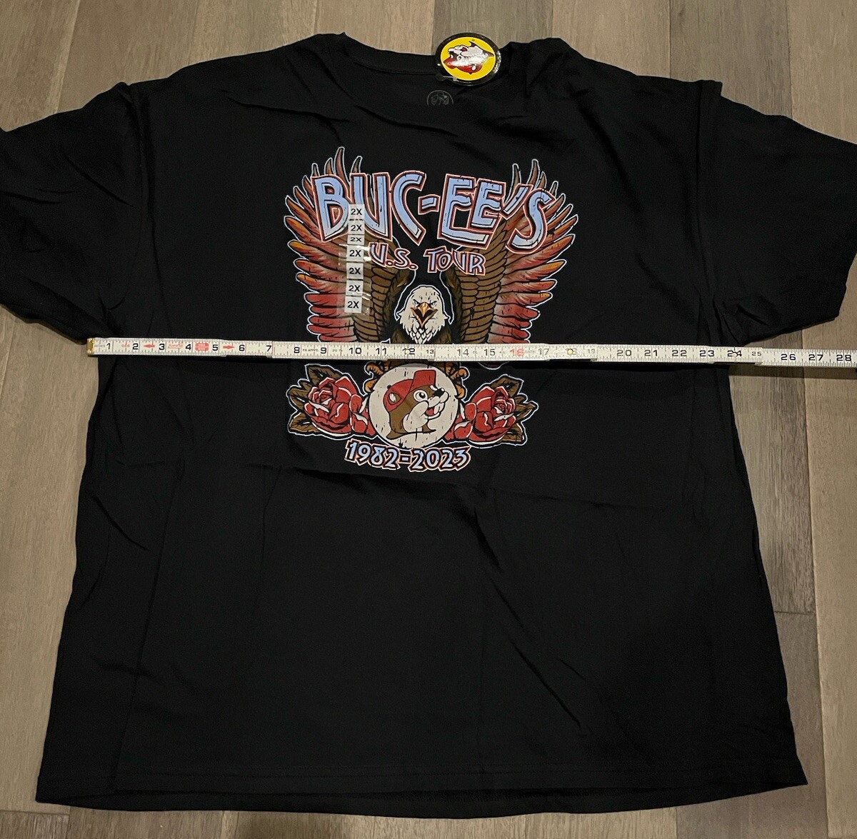 Buc-ee's US Cities Tour 1982-2023 Graphic Tee 2024 Bucee's