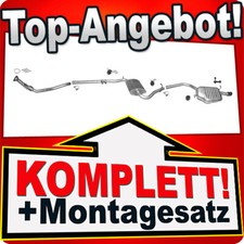 Auspuff für AUDI A4 B6 B7 1.6 8V 102PS Stufenheck / Kombi Auspuffanlage