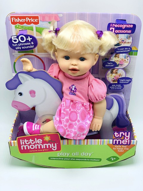 little mommy play all day doll
