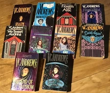 Collection of 7 V.C. Andrew’s books from multiple series preowned paperbacks